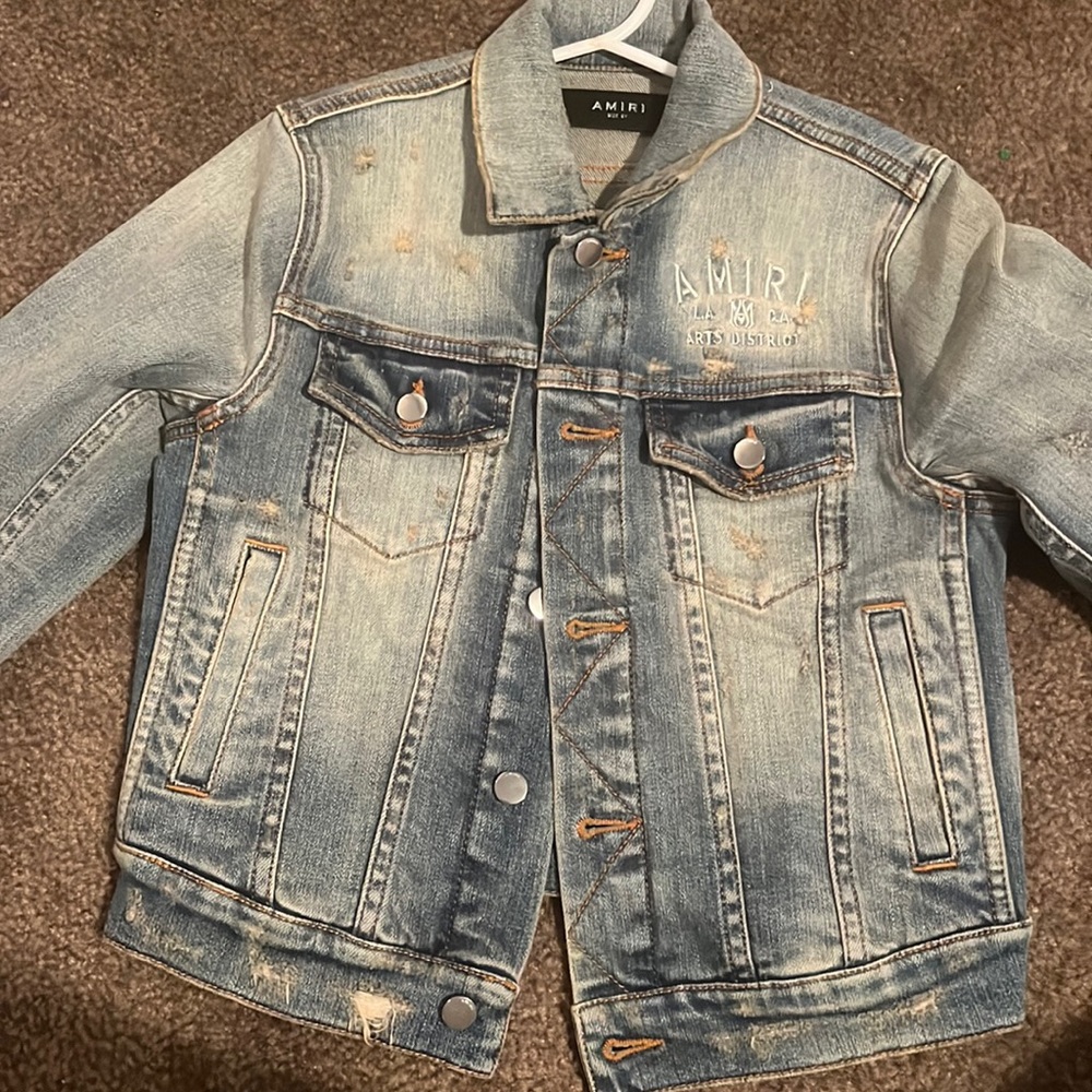 Amiri kids jacket size 6Y worn once just for pics